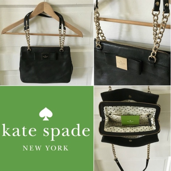 kate spade Handbags - Kate Spade Primrose Hill Zip Bow Darcy Leather Bag